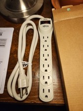 Tripp Lite PS6 4' Cord 6 Outlets Industrial Power Strip - Gray New