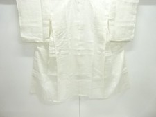 7486188: JAPANESE KIMONO / JUBAN FOR SUMMER / STREAM FLORAL PLANTS PATTERN