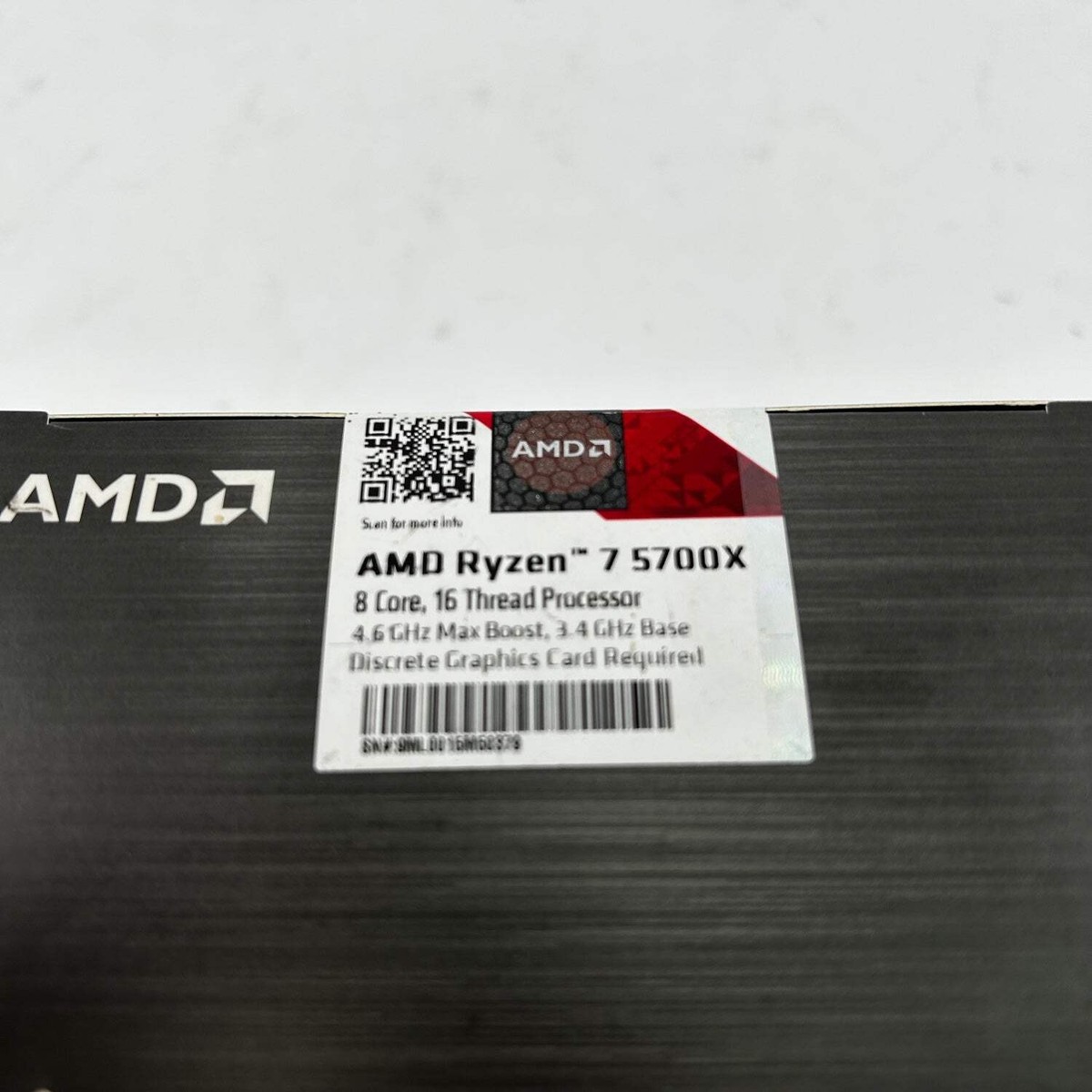 AMD Ryzen 7 5700X Processor (3.4GHz, 8 Cores, Socket AM4) Boxed
