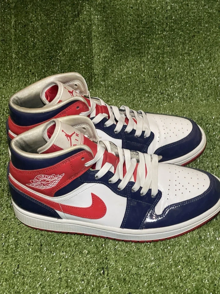Jordan 1 Mid SE Champ Colors Womens 10.5 No Insoles - Image 2 of 4