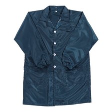 ESD Lab Coat Anti-static Clothing Smock Clothes Full Sleeve Navy Blue 3XL