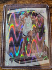 2025 Panini Prizm WNBA Jackie Young White Seismic Prizm #23 Las Vegas Aces