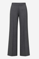 TAHARI Women's Gray Wool Trousers - Size M