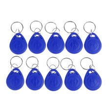 10Pcs TK4100 keychains 125KHZ RFID proximity id card token tags key fobs