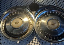 Set Of Four Very Clean Vintage Cadillac Hubcaps