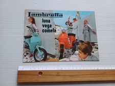 Innocenti Lambretta 50 Luna -75 Vega -75 Comet 1968 original brochure FRENCH