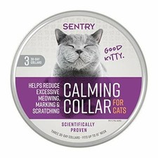 Sentry Industries Calming Collar for Cats 3Ct, IN SINGLE METAL TIN