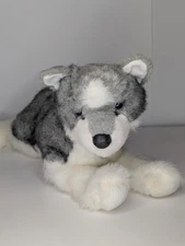 Douglas Cuddle Toys Sasha Siberian Husky Dog Puppy 14” Plush Stuffed Animal 