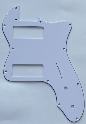 For Fit Fender Telecaster '72 Thinline P90 Style Guitar Pickguard 3 Ply White