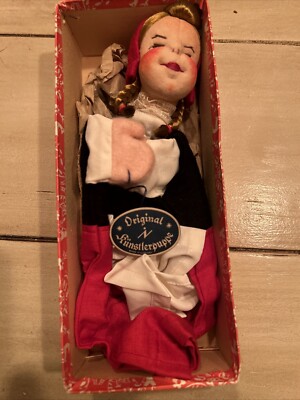 Bbm Puppet Vintage Original RARE Kunstlerpuppe Hand Puppet German | eBay