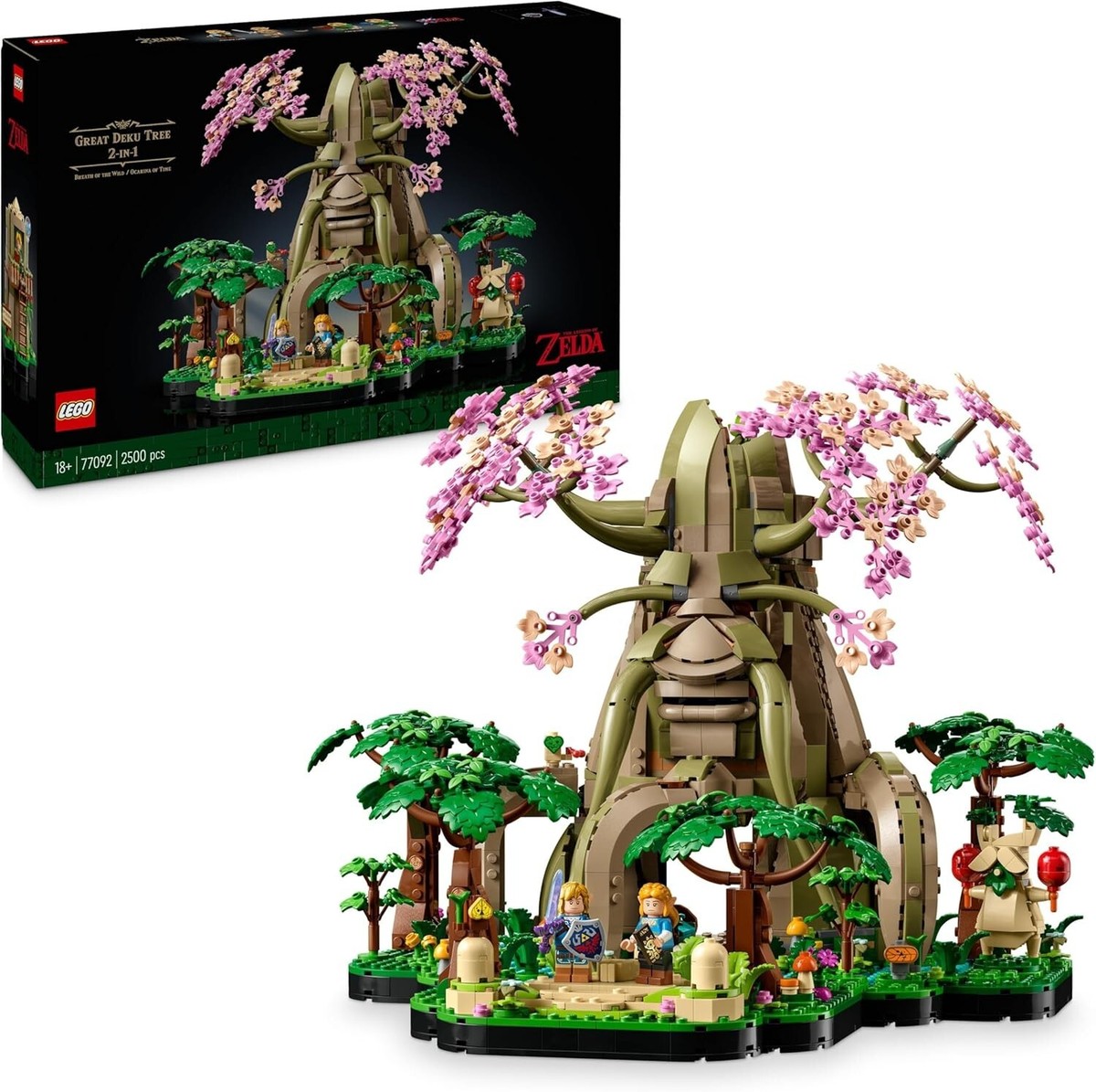 ちぃさん Lego 77092 Legend Of Zelda Great Deku Tree 2-in-1 Nintendo Build