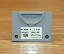 Genuine Nintendo NUS-004 Controller Pack Memory Card For Nintendo 64 READ 
