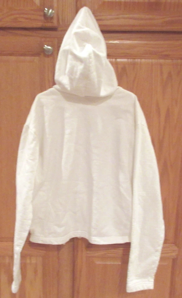 Niñas MV Sport ~ Chaqueta con Capucha Cremallera Completa ~ Talla PEQUEÑA 8 ~ NUEVA ~ CREMALLERA Sudadera con Capucha PAZ Foto 3 de 4