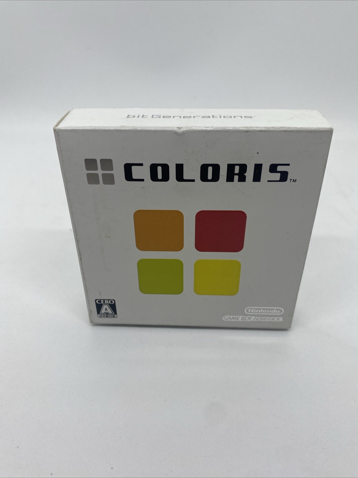 COLORIS Bit Generations Nintendo Game Boy Advance Box And Manual Only NO GAME!