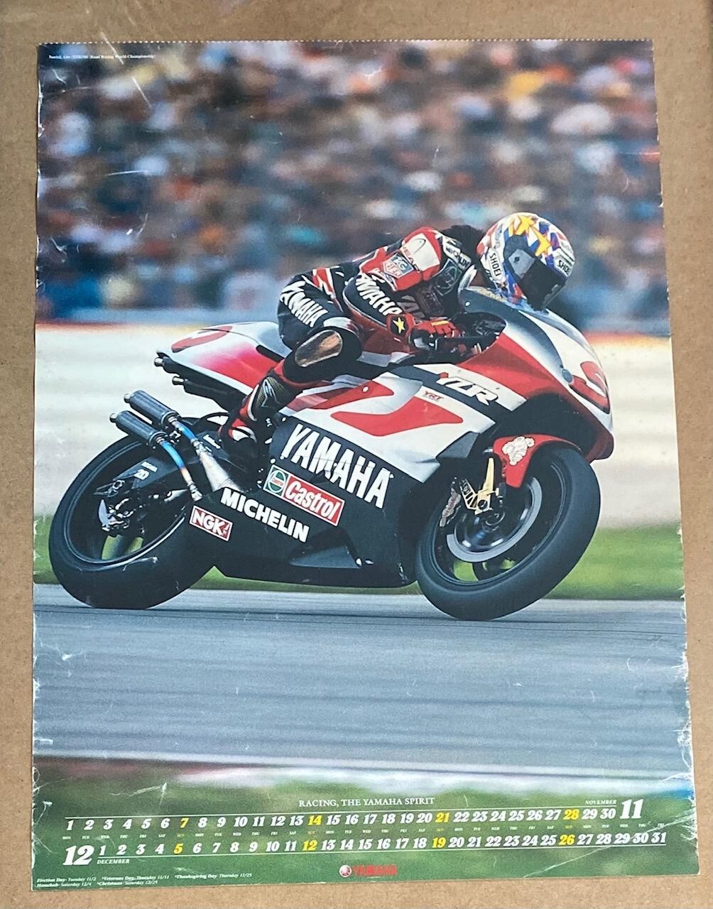 Yamaha YZR Bike Racing Motorcycle ART POSTER   20 x 27