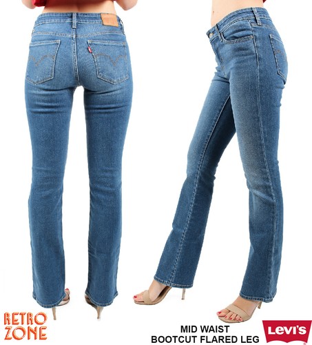 LEVIS MID WAIST WOMEN BOOTCUT FLARED 