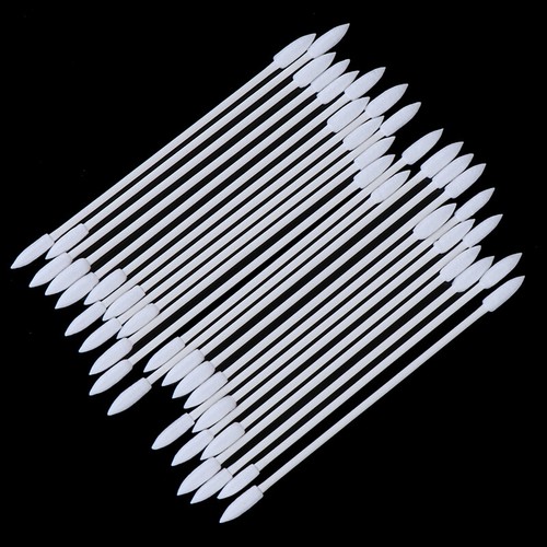 50Pcs Ear Earphone Earbuds Tips Headt Cotton Disposable Stick Cleaning Tool - Zdjęcie 2 z 12