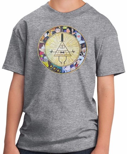 New Gravity Falls Bill Cipher and Characters Youth T-Shirt - Picture 3 of 6