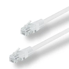 1x 6ft White CAT5E Network Wire LAN Cable Patch Cord Ethernet Internet Router PC