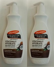 Image of Palmers Coconut Oil Formula Coconut Hydrate Body Lotion 400ml (Pack of 2).