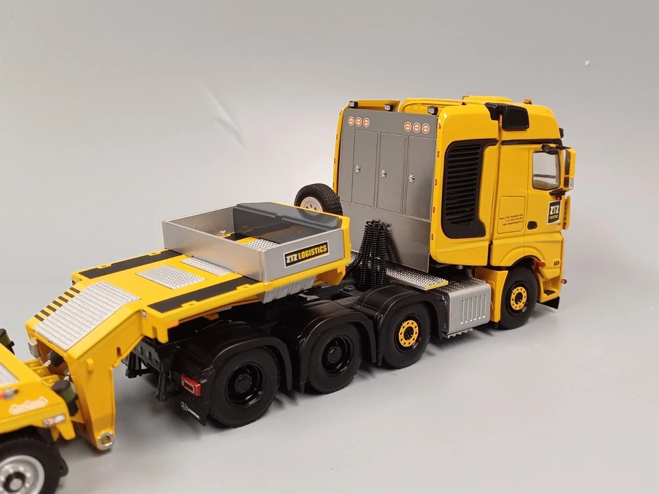 WSI -Mercedes Actros MP5 BIG Space 8X4 Tieflader - 5 Achs + DOLLY - 3 achs "ZTZ - Bild 3 von 4