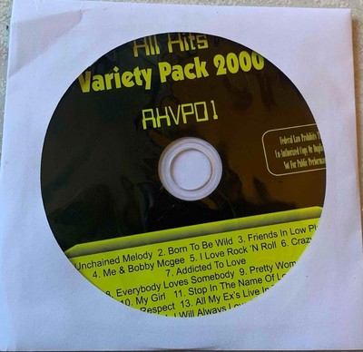 KARAOKE CDG ALL VARIETY AVP01 - CD LOT DISC MUSIC COUNTRY cd+g cds pop rock