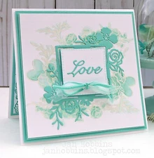 Sizzix Thinlits Floral Label #661896 Retail $12.99 by David Tutera New, Retired