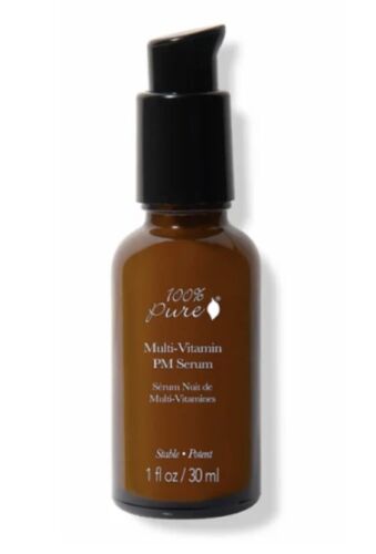 100% Pure Multi-Vitamin + Antioxidants Potent PM Serum 1 oz 30ml ~ NIB!! 🧡
