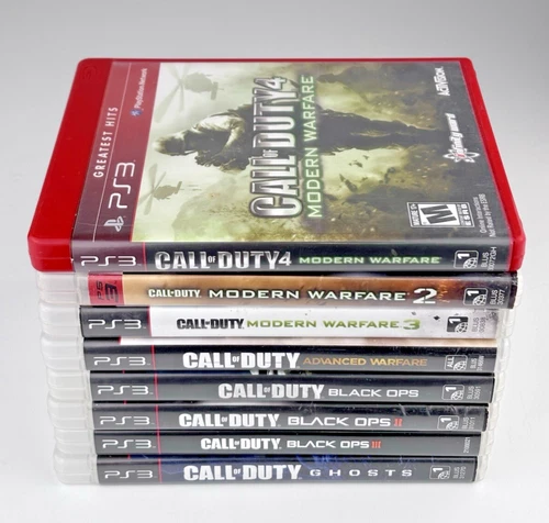 Call of Duty Lot of 7 (PlayStation 3 Games) Black Ops 1 2 3 ,MW2, Ghosts + More