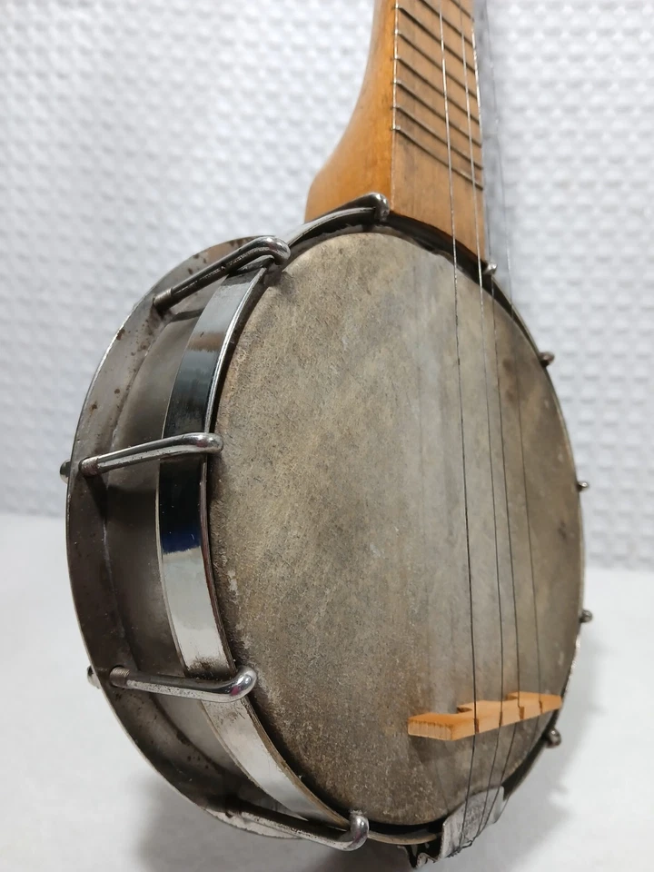 BELL GRETSCH BANJO BANJOLELE / UKULELE 4 STRING INSTRUMENT OPEN BACK - Image 2 of 4
