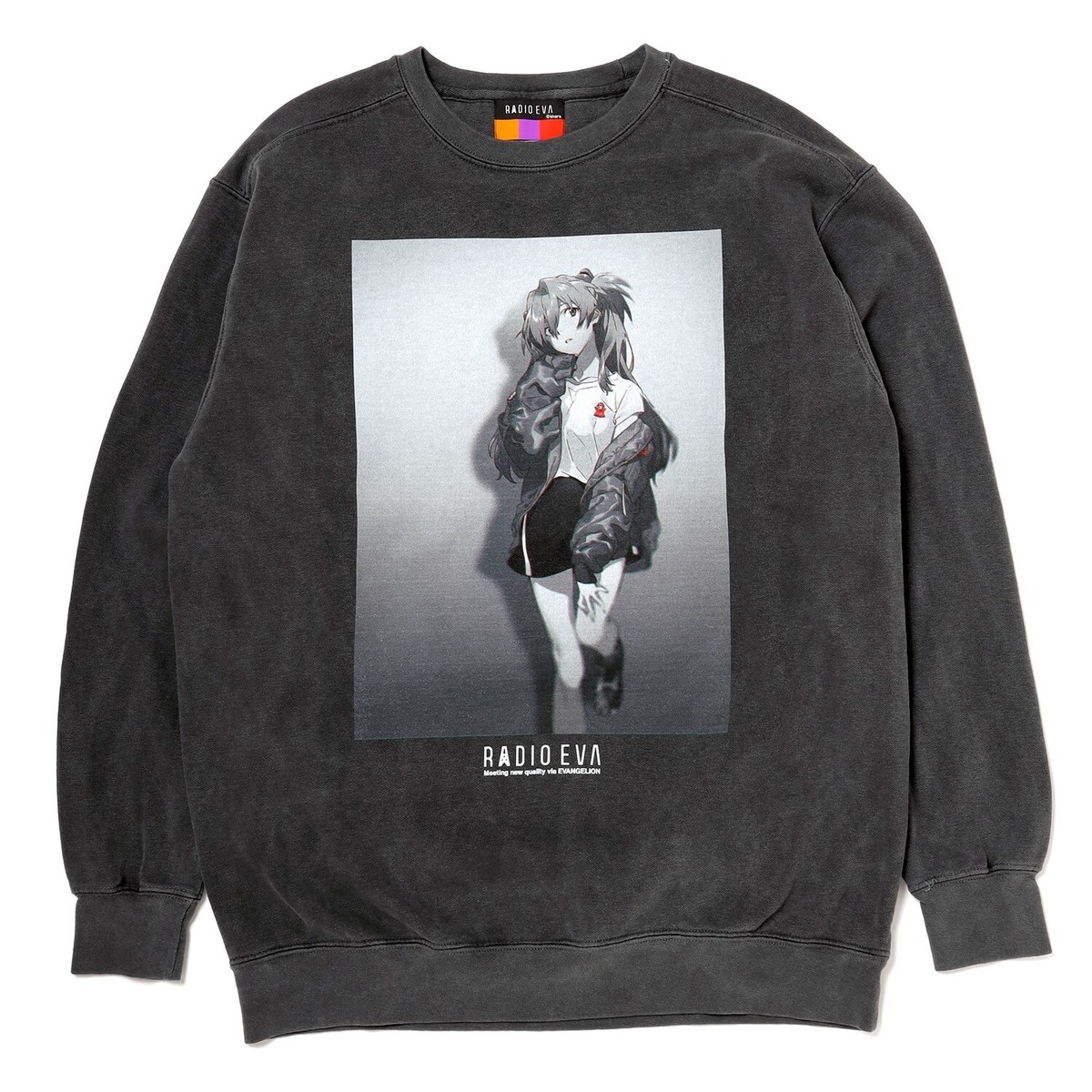 トップス RADIO EVA VINTAGE ILLUSTRATION Sweat REI エヴァンゲリオン公式アパレルブランド【RADIO EVA Online Store】