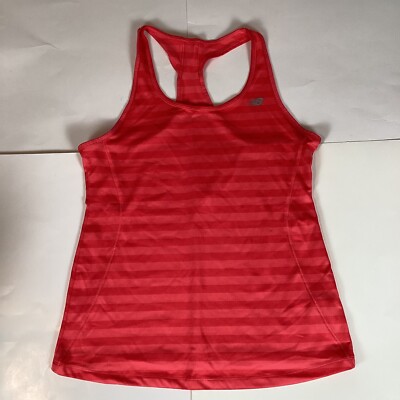 New Balance Womens Tank Top Shirt Top Size M Medium Stretch