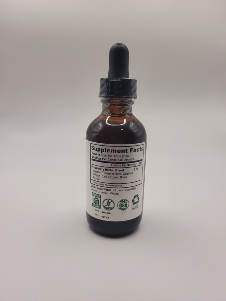 Leefy Prana Turmeric & Ginger Full Spectrum Extract 30 Serving Dietary