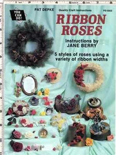 "Ribbon Roses" ©1984 Craft World Pat Depke Craft Leaflet # PD-5503