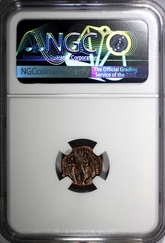 EASTERN ROMAN ARCADIUS AD 383-408 AE4 Nummus /crowned by Victory NGC (060) - Picture 3 of 4