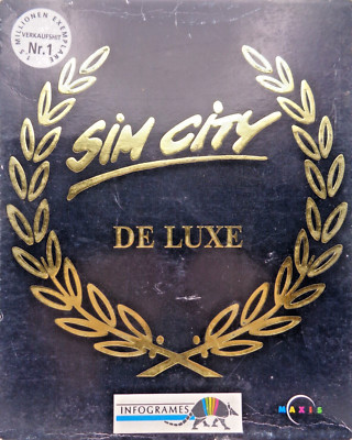 COMMODORE AMIGA -- SIM CITY DE LUXE (INFOGRAMES) #DEUTSCHE AUSGABE