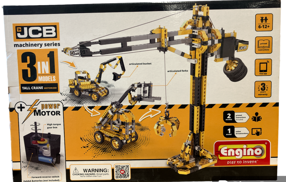 JCB Engino Motorised Tall Crane in Model set **REDUCED**