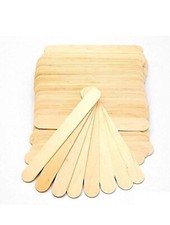 Large Wide Wood Wax Spatulas Applicator 6" X 3/4" 500 pieces