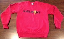 Philmont Scout Ranch Boy Scouts Red Sweatshirt Youth Large 42-44