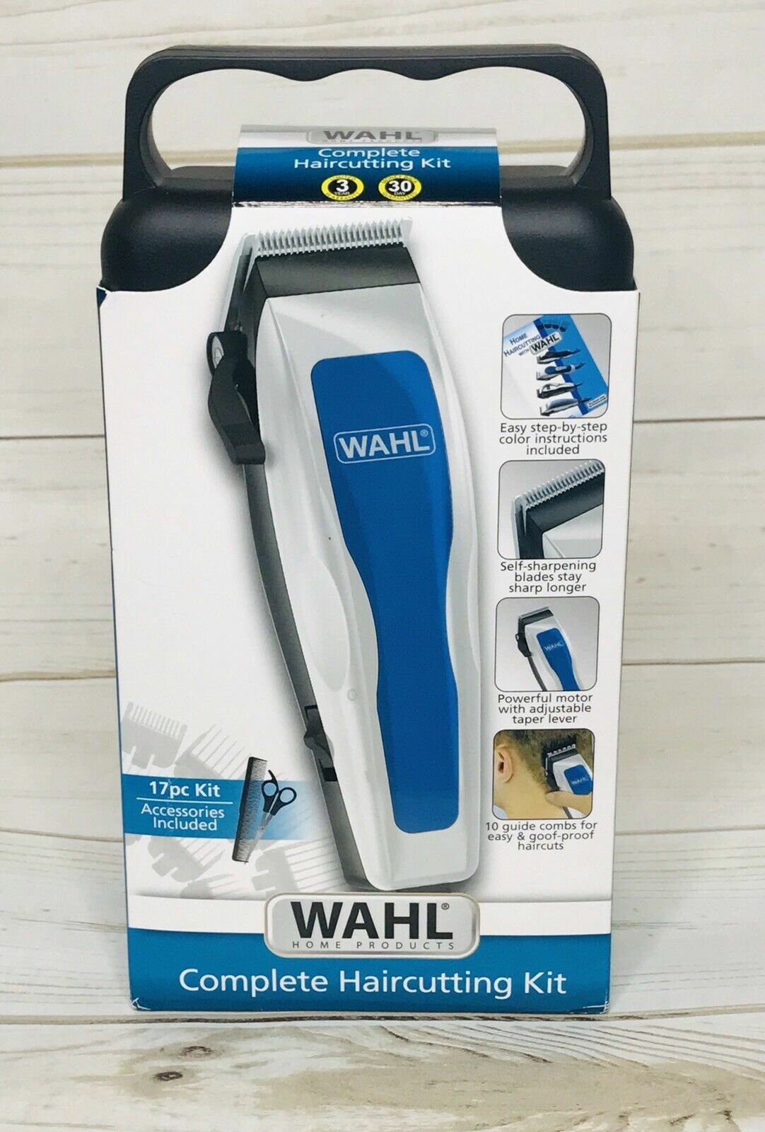 🔥 WAHL 17 Piece Complete Haircutting Kit Hair Clippers Trimmers Brand
