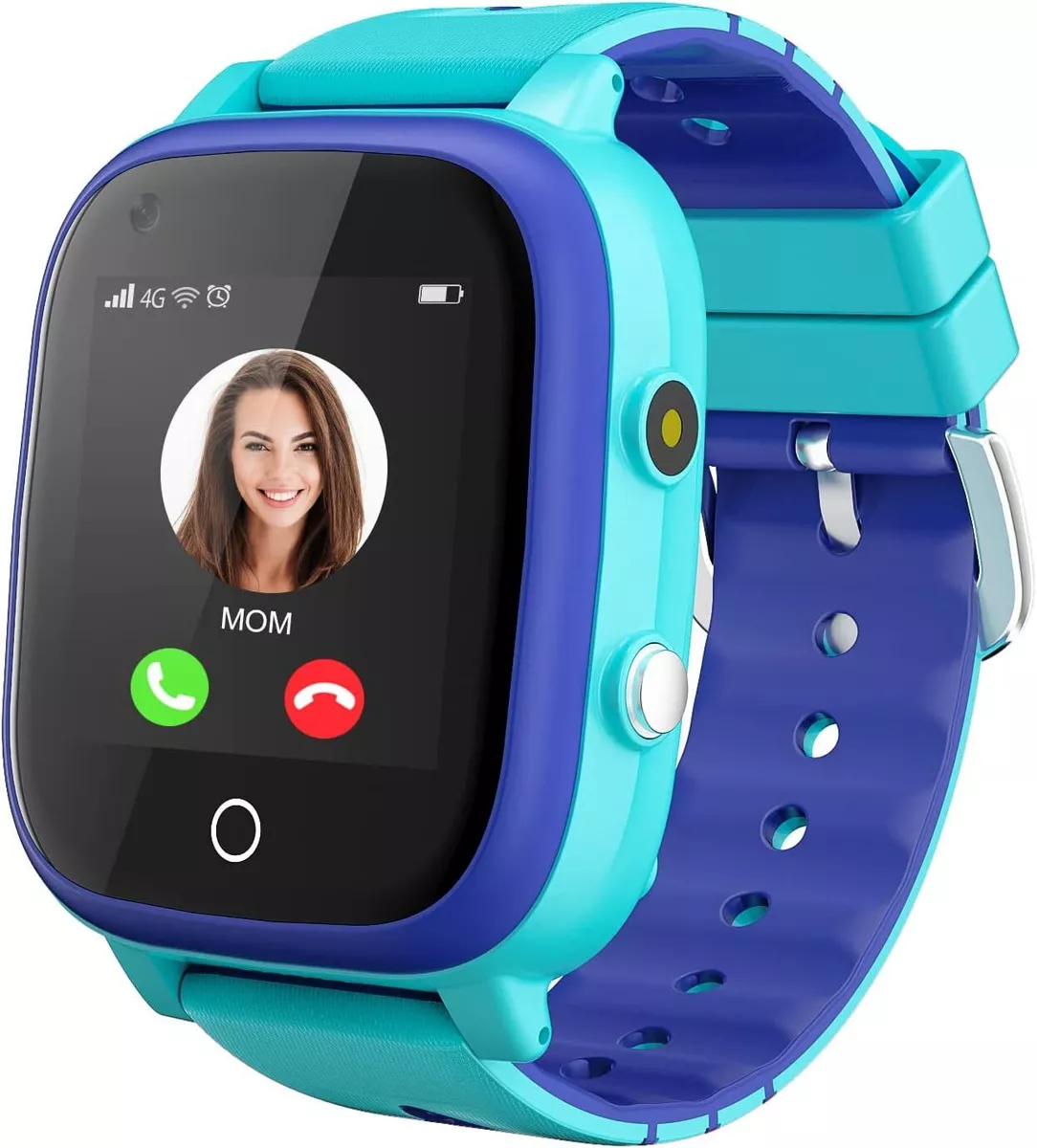 4G Kids Smart Watch w GPS Tracker, Phone Watch w Video Chat 3 Way-call  Wi-Fi SOS Touch Screen Child Tracker Phone Watches Christmas Birthday Gift  For