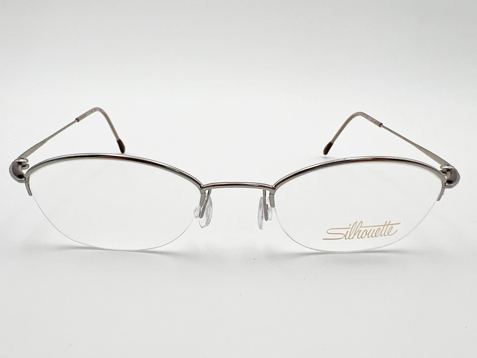 NOS Silhouette M 6519 Anteojos MARCOS 6056 Gris Gunmetal 47[]19-125 Pequeño G737 Foto 2 de 4