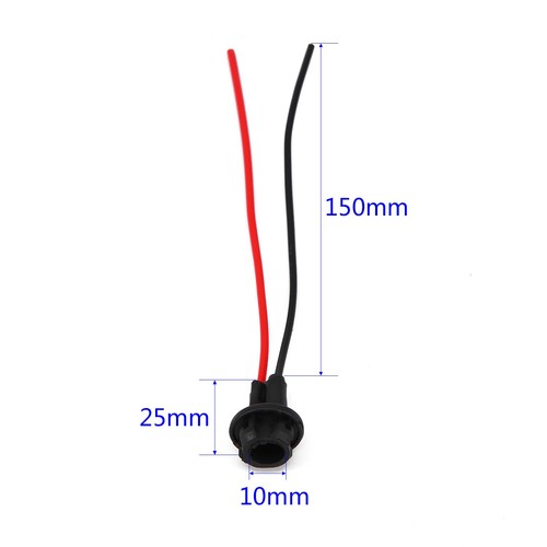Plastic T10 Auto Car Sockets Connector Extension Light Base DC 0V~12V Wedge LED - Picture 4 of 12