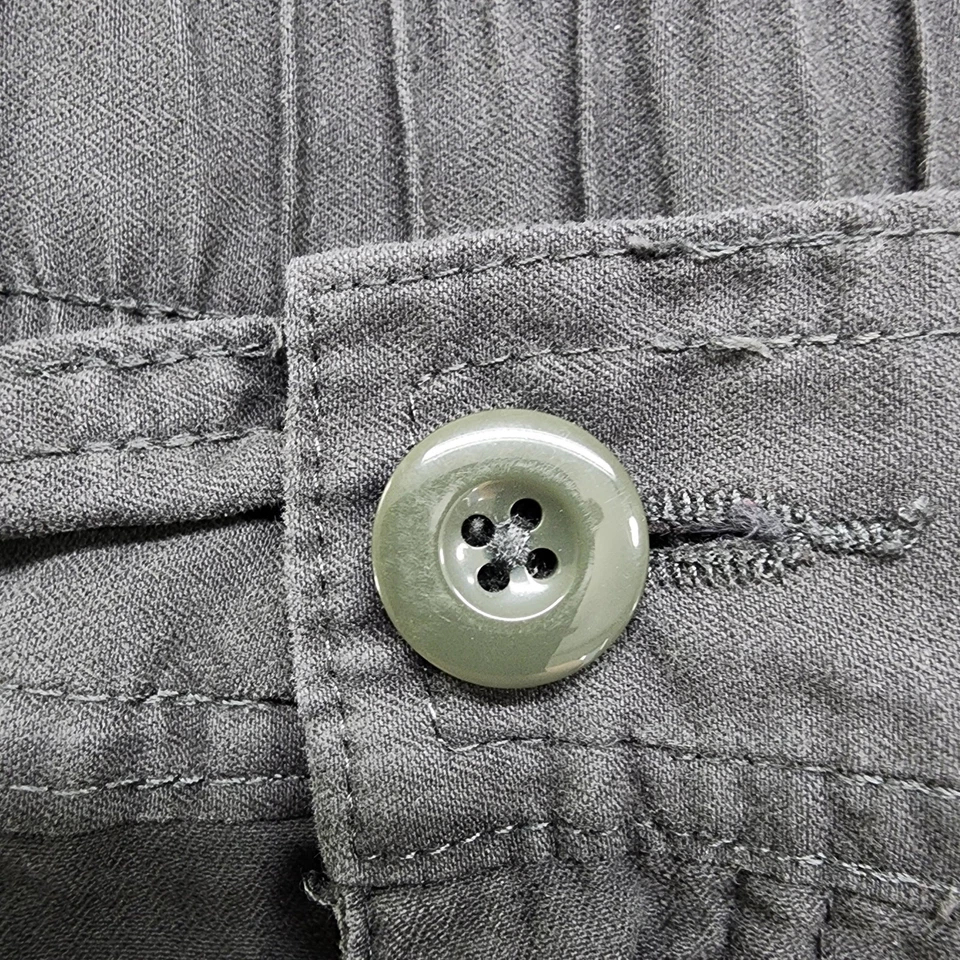 Bermuda Harbor Bay masculina 4XW 30L cinza carga elástica cintura verão ao ar livre - Imagem 2 de 4