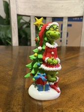 RUZ The Grinch Christmas Figurine Dr Seuss Presents Gifts 6.5" Grinchmas