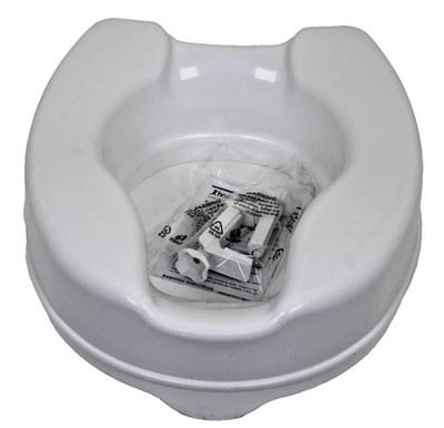 Homecraft Savanah Raised Toilet Seat 100mm Toilettensitzerhöhung Weiß