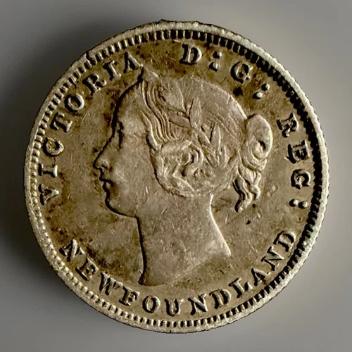 1881 Newfoundland 5 Cents — photo from the most recent tracked eBay sale