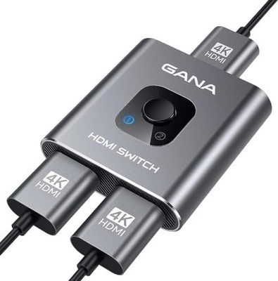HDMI splitter, HDMI switch, 4K@60Hz, 2 in 1 out, 1 in 2 out, HDMI distributor