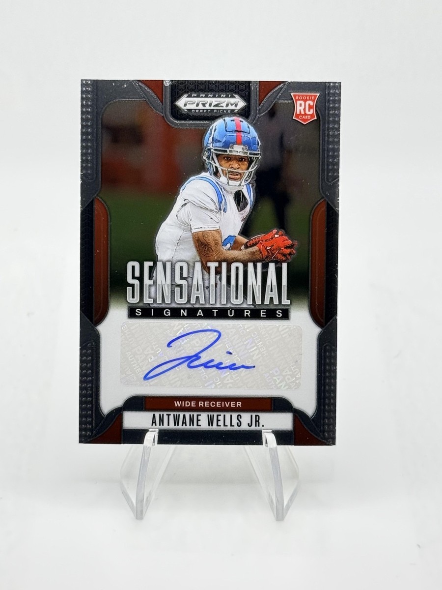 2025 Panini Prizm Draft Picks Antwane Wells Jr. Signatures Auto