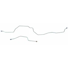 Rear Axle Brake Line Tubes Right Left Preformed 1987-96 Ford F150 Stainless 2pc